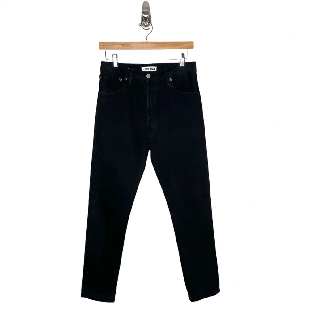 Re/Done | Vintage ReDone Levi’s High Rise Black Jeans Kendall Jenner 26